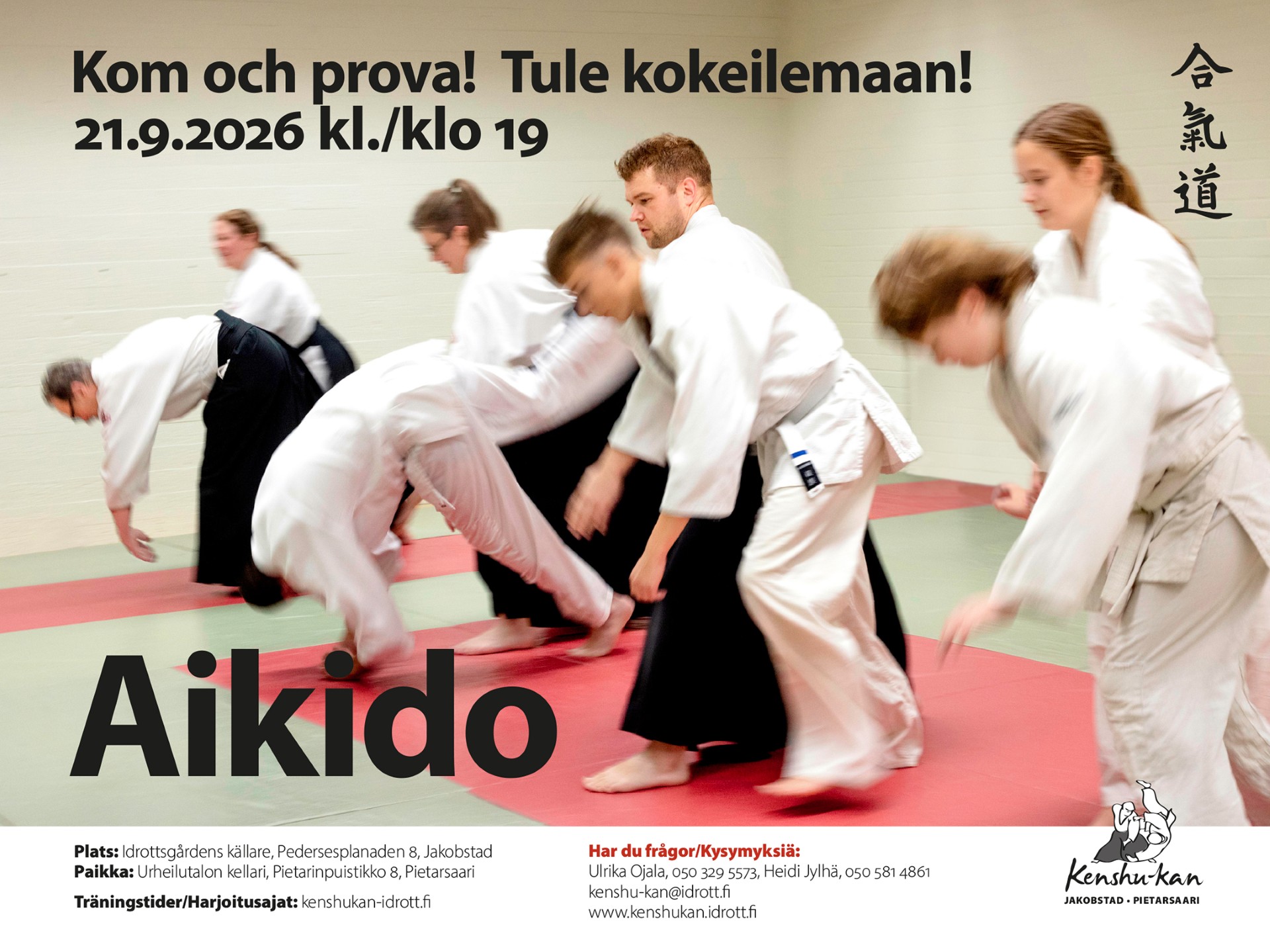 Kom och prova på aikido!